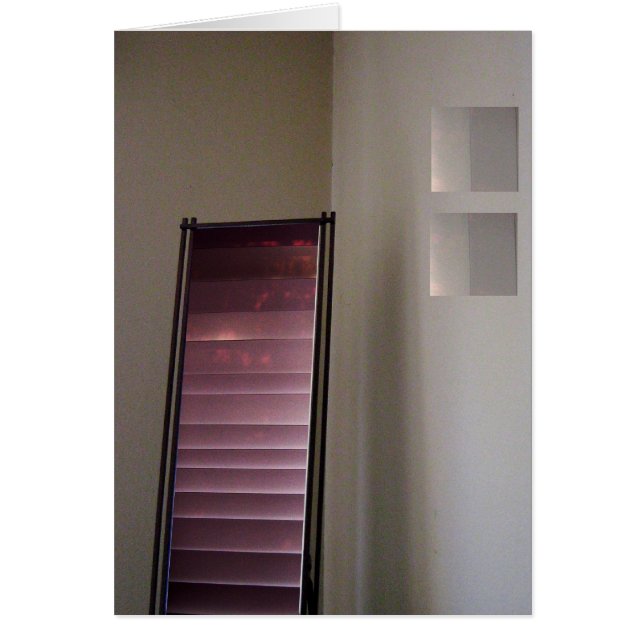 Ro-Färgad framtid Hälsningskort (Framsidan)