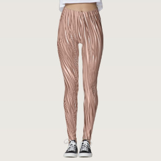 Ro Faux metallic Streak, mönstrad Leggings