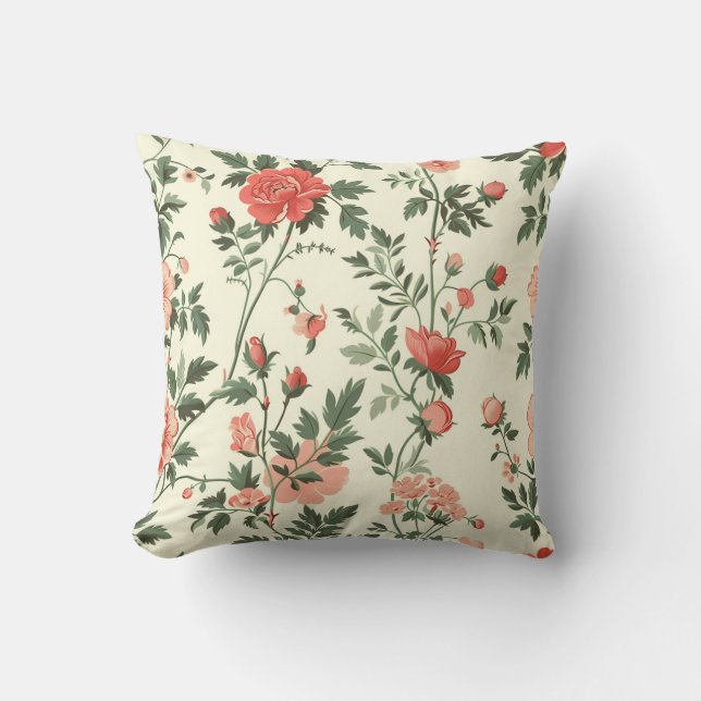 Ro Flower Mönster Kudde (Framsida)