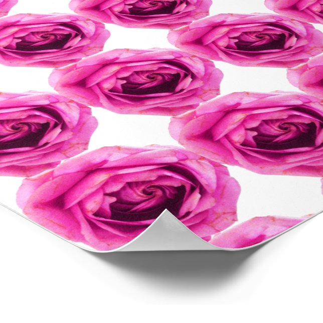 Ro Flower Rosa Poster (Hörn)