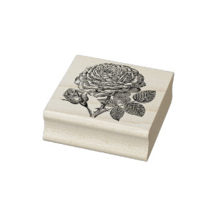 Ro Flower Rubber Frimärke Stämpel