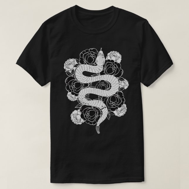 Ro Flower Snake T Shirt (Design framsida)