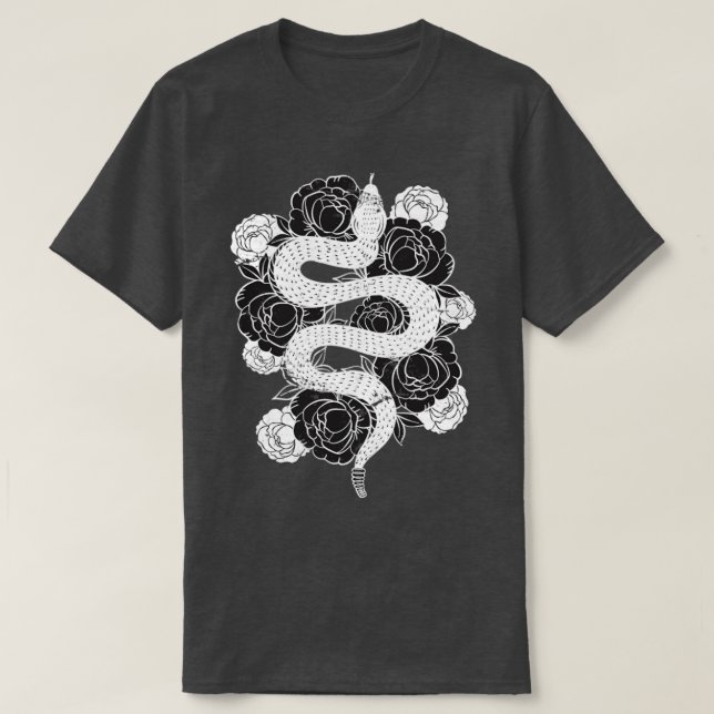 Ro Flower Snake T Shirt (Design framsida)
