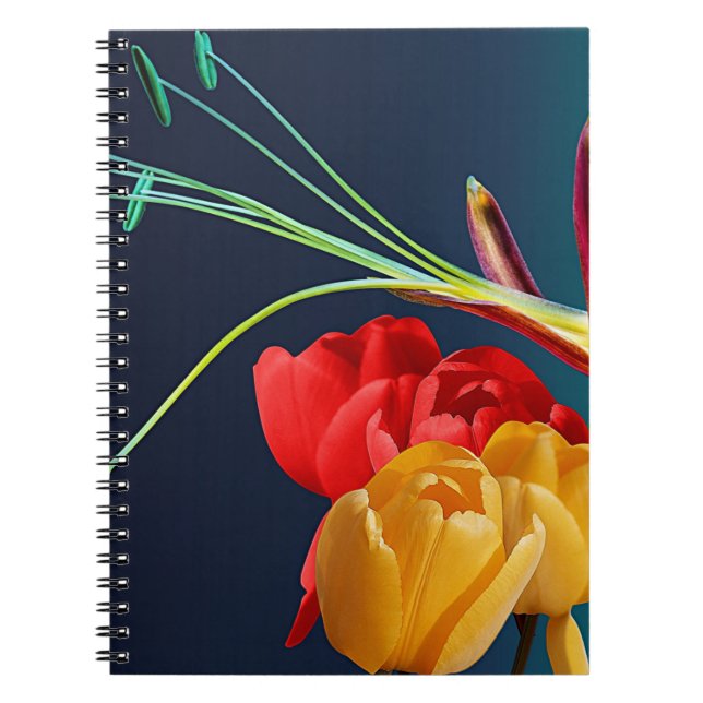 Ro Flowers-17250 Anteckningsbok (Framsidan)