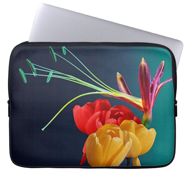 Ro Flowers Laptop Fodral (Framsidan)