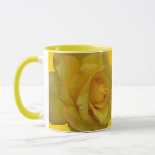Ro Flowers Mugg Coffee Kopp Gul ros Kopp