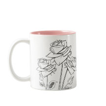 Ro Flowers Teckning Gardener Mugg