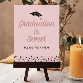 Ro Foil Script Studenten är Sweet Grad Sign Poster