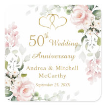 Ro Foliage Hearts 50:e Bröllop-årsdagen