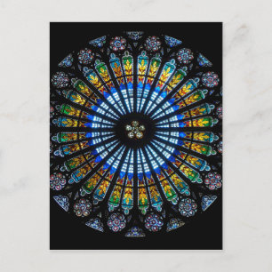 ro fönsterkatedral vykort