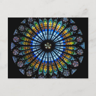 ro fönsterkatedral vykort