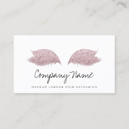 Ro för Bright Rosa Makeup Artist Lash Extension Tidsbeställning Kort