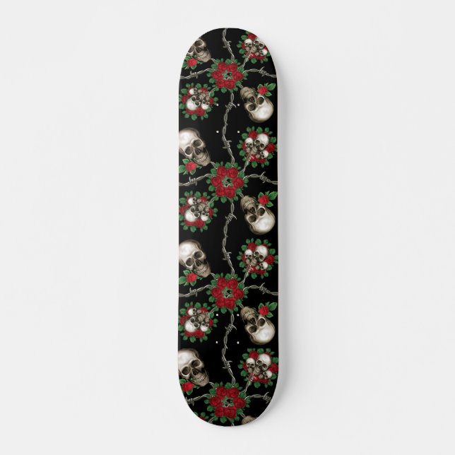 Ro för döskallar n skateboard bräda 21,5 cm (Framsida)