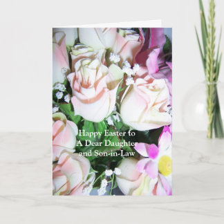 Ro för glad påskdotter- och Son-i-Lag kort