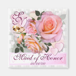 Ro för min Kärlek ~ Wedding Favor Magnet