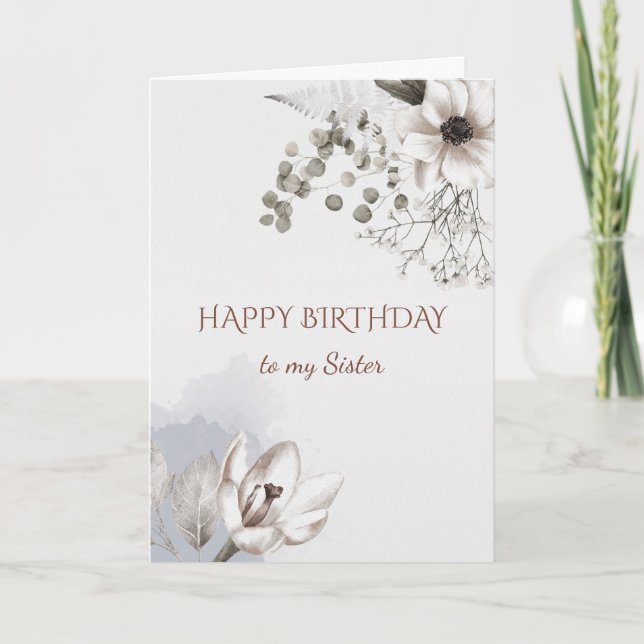 Ro för vattenfärg på sjukdagskort tack kort (Framsida)