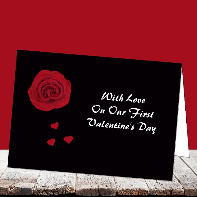 Ro första Valentines day-kort Helgkort (Skapare uppladdad)