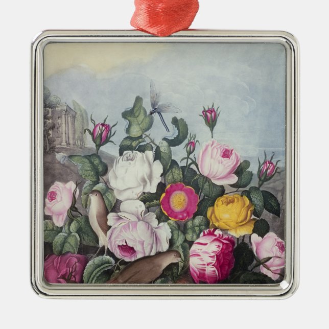 Ro från 'tempelet av floror julgransprydnad metall (Framsidan)