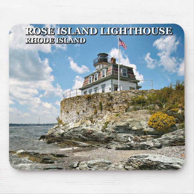 Ro fyr, Rhode island Mousepad Musmatta (Framsidan)