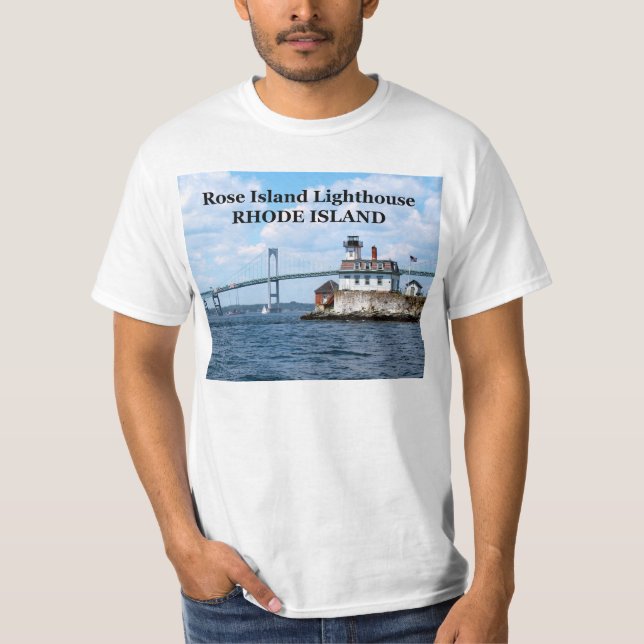 Ro, fyr, Rhode island T-Shirt (Framsida)