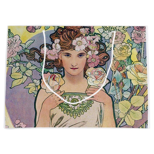 Ro (fyra blommor), Alphonse Mucha (Framsidan)