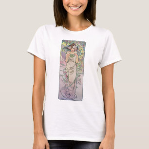 Ro (fyra blommor), Alphonse Mucha T Shirt