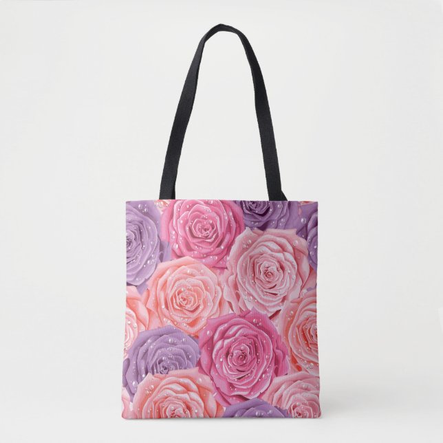 Ro Galore: Vackert, sömlöst Mönster. Tygkasse (Framsida)