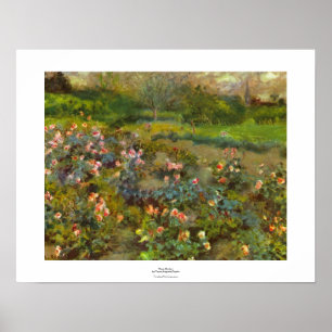 Ro Garden av Renoir vackra konstnären Poster