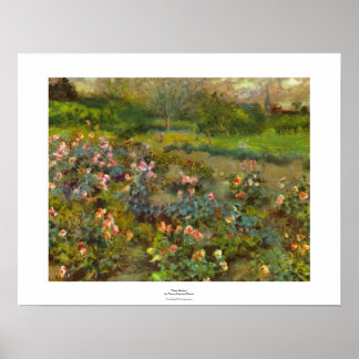 Ro Garden av Renoir vackra konstnären Poster