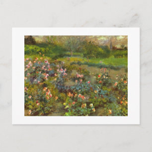 Ro Garden av Renoir vackra konstnären Vykort