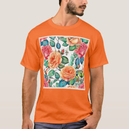Ro Garden Bloom Design T Shirt