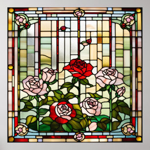 Ro Garden-design för glaset Poster