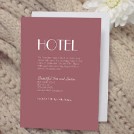 Ro Garden | Inkvartering i Mörk Ro Bröllop Tilläggskort