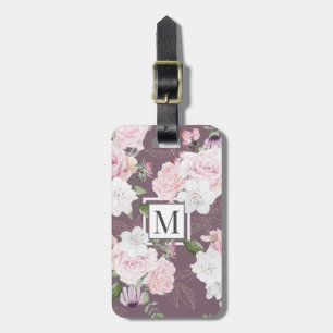 Ro Garden Mauve ⎢ Monogram Luggage Tag Bagagebricka