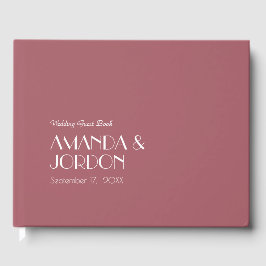 Ro Garden | Mörk Bröllop Guest Bok i Ro