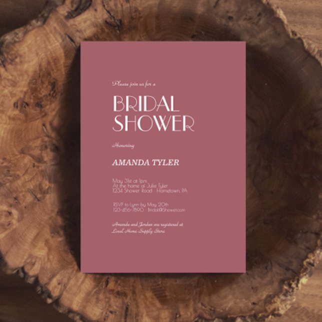 Ro Garden | MÖRK RO BRÖLLOP MÖHIPPA Inbjudningar (Skapare uppladdad)