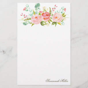 Ro Garden   Personlig Stationery Brevpapper