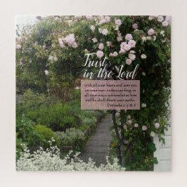 Ro Garden Väg inspirationell akrylutskrift Pussel