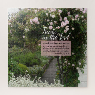Ro Garden Väg inspirationell akrylutskrift Pussel
