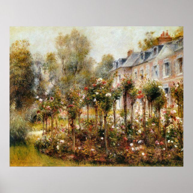 Ro Garden Wargemont av Renoir Poster (Framsidan)