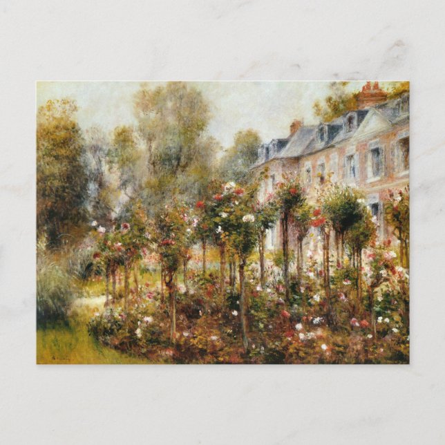 Ro Garden Wargemont av Renoir Vykort (Framsida)