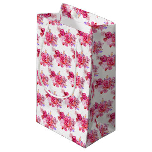 Ro Gift Bag Rosa Flowers