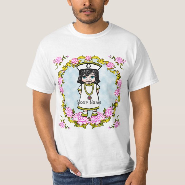 Ro Girl Nurse T Shirt (Framsida)