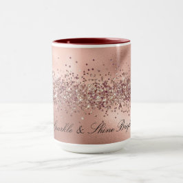 Ro Glam Guld Glitzy Gnistra Glitter Mugg