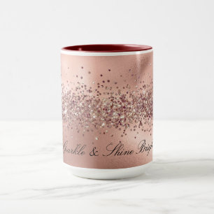 Ro Glam Guld Glitzy Gnistra Glitter Mugg