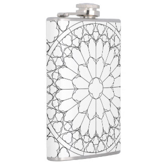 Ro glasaktigt glas fickplunta