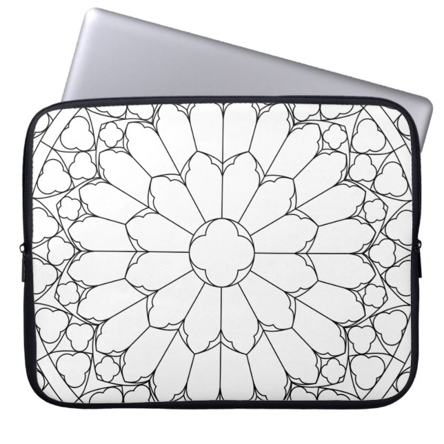 Ro glasaktigt glas laptop fodral (Framsidan)