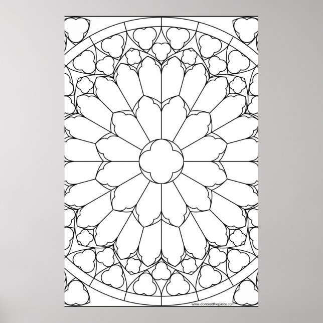 Ro glasaktigt glas poster (Framsidan)
