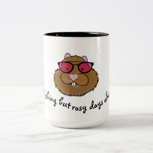 Ro Glass Rosy Days Groundhog Day Två-Tonad Mugg