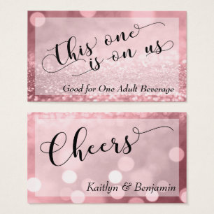Ro Glitter bokeh Typography Drink Biljett 2